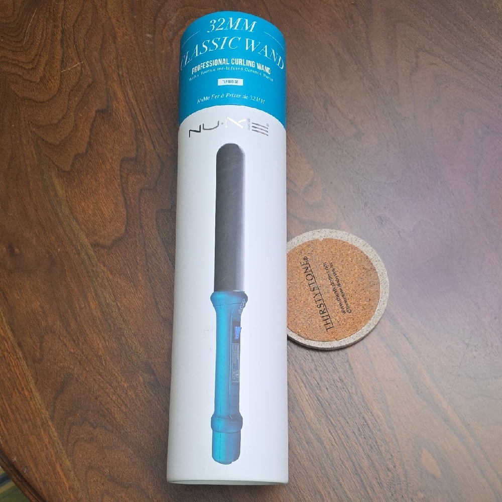 NuMe Classic Curling Wand - Vibrant Blue